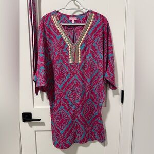 Lilly Pulitzer swim coverup caftan